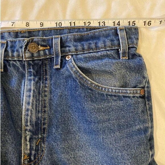 Vintage Levis 505 Orange Tab Straight 32/30 Jeans - Picture 8 of 9